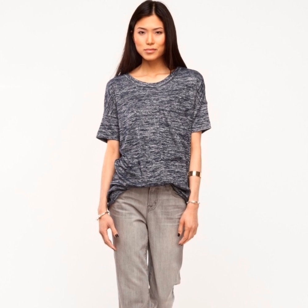 Rag & Bone Giada Oversized Gray T-Shirt Women’s Sz XS